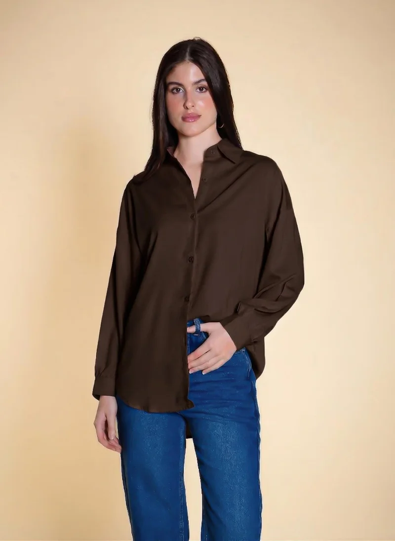 شايبس OVERSIZED CHIFFON SHIRT