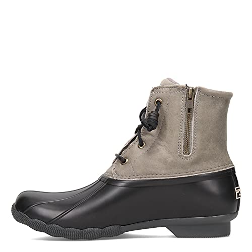 Sperry Womens Saltwater Boots, Black/Grey, 8 - Image 5