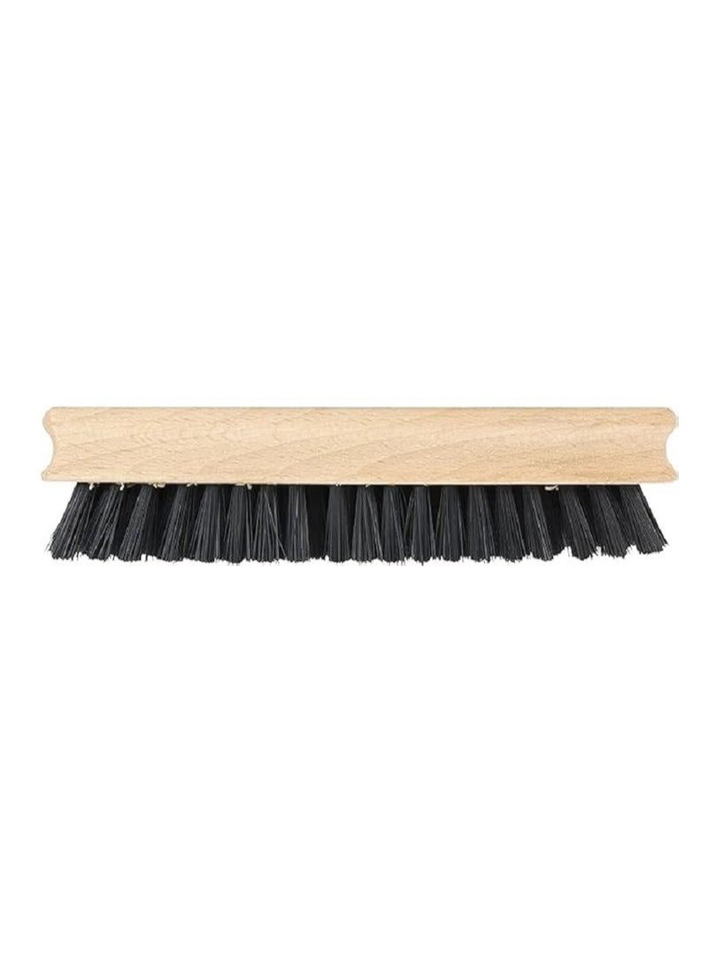 Professional Black Wooden Synthetic Fiber Brush Modern for Shoe Polishing and Boot Polishing