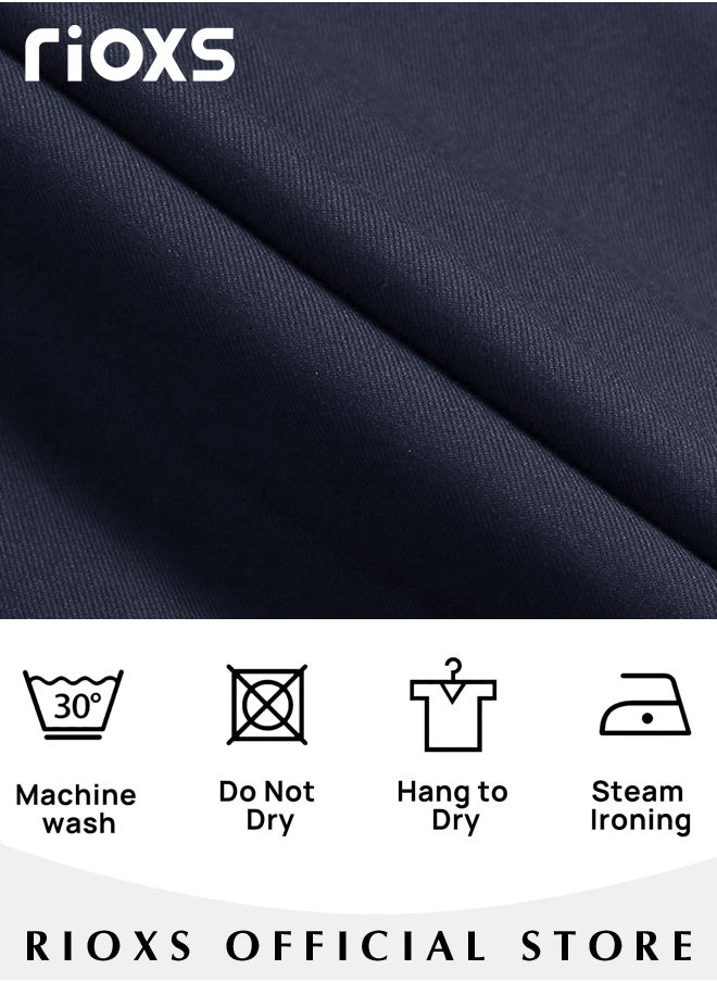 RIOXS - Men's Classic Solid Suit Vest with 4 Buttons, Regular Fit Tuxedo Waistcoat, Business Sleeveless Waistcoats, Slim Fit Blazer Vest with Single Breasted, Button Closure and Adjustable Back Straps, Suitable for Both Formal and Casual Occasions - Image 1