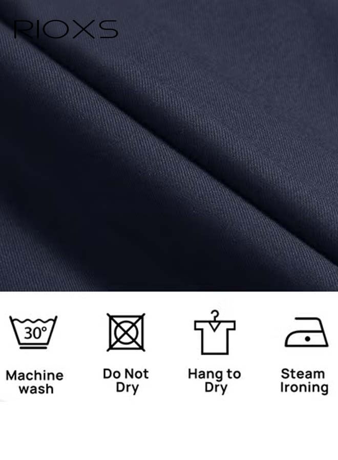 RIOXS Men's Classic Solid Suit Vest with 4 Buttons, Regular Fit Tuxedo Waistcoat, Business Sleeveless Waistcoats, Slim Fit Blazer Vest with Single Breasted, Button Closure and Adjustable Back Straps, Suitable for Both Formal and Casual Occasions,Classic Solid Color for Business and Casual Wear - Image 5