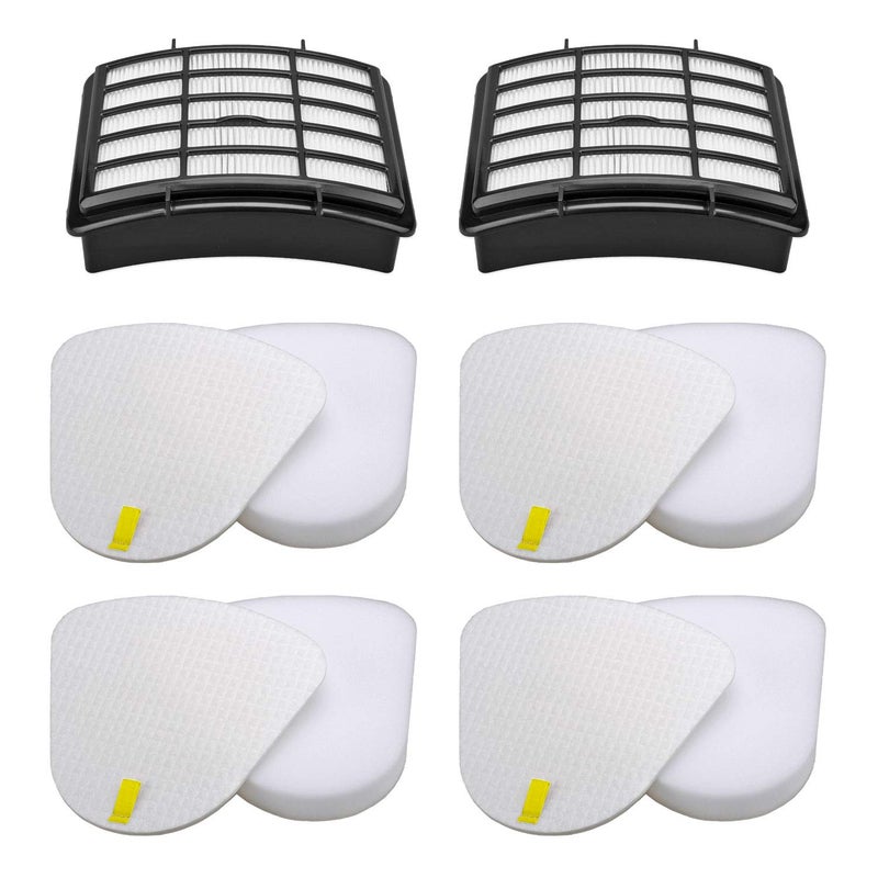 Hechuang Hechuang 2  4 Pack Vacuum Filters Replacement Compatible for Shark Navigator LiftAway NV350 NV351 NV352 NV355 NV356E NV357 NV360 NV370 NV391 UV440 UV490 UV540Replacement XFF350 XHF350 