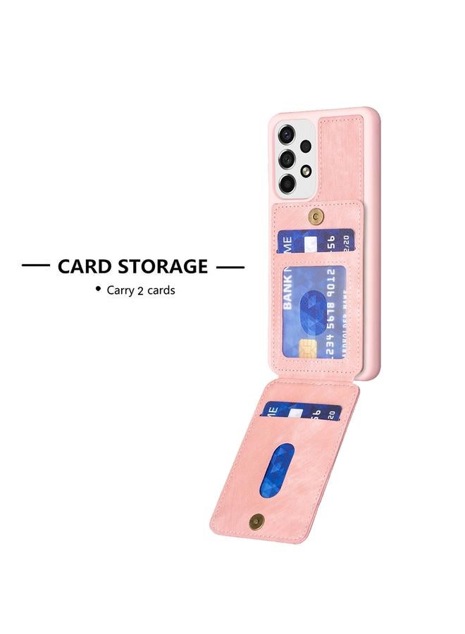 اس-توب جراب لهاتف Samsung Galaxy A52 BF28 جراب هاتف غير لامع مع حامل للبطاقات - Image 4