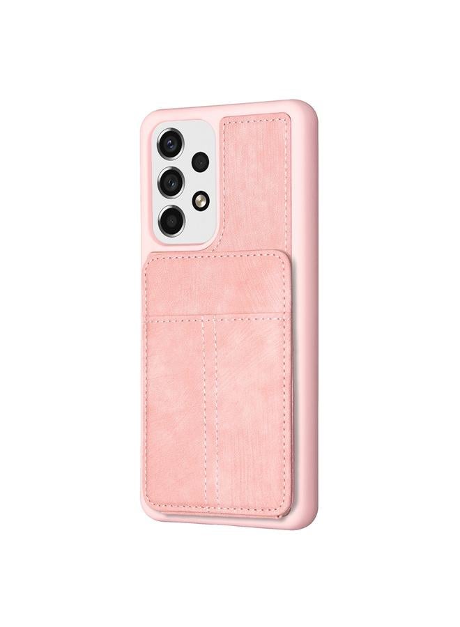 اس-توب جراب لهاتف Samsung Galaxy A52 BF28 جراب هاتف غير لامع مع حامل للبطاقات - Image 2