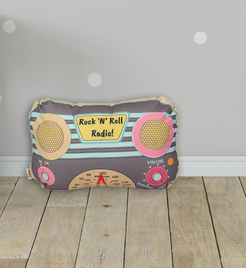 Sivya by Home Micro Filled Shape Cute Cushion for Kids (Radio) - Image 1
