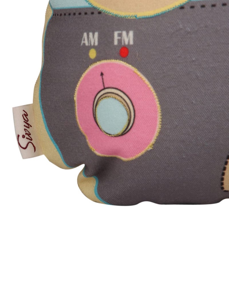 Sivya by Home Micro Filled Shape Cute Cushion for Kids (Radio) - Image 3