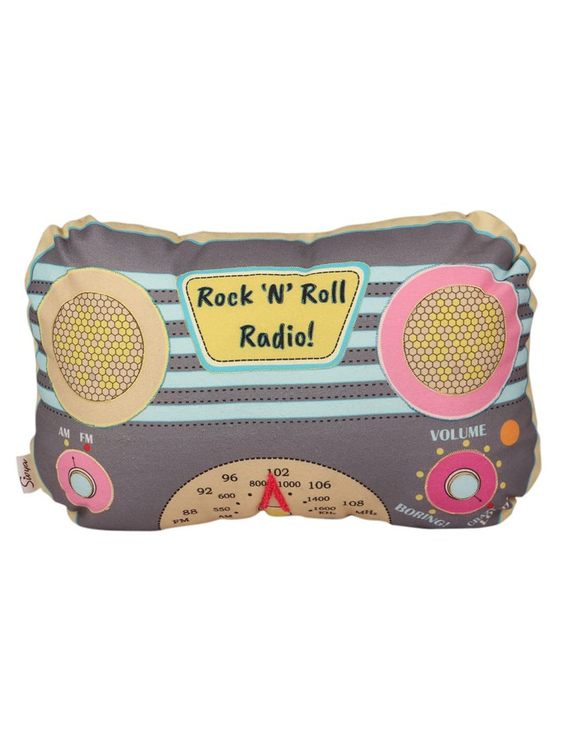 Sivya by Home Micro Filled Shape Cute Cushion for Kids (Radio) - Image 2