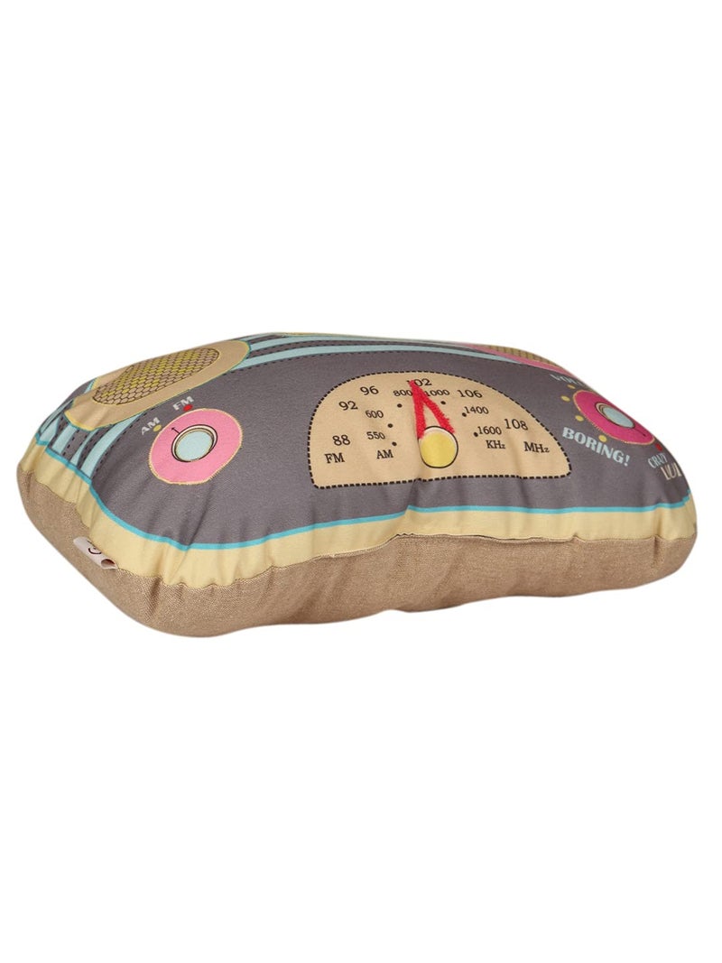 Sivya by Home Micro Filled Shape Cute Cushion for Kids (Radio) - Image 4