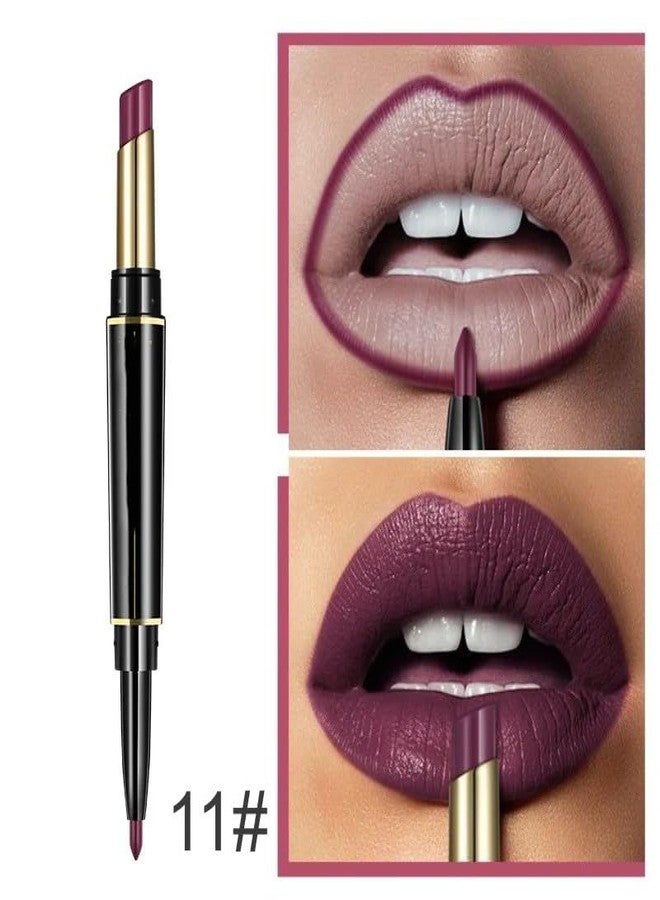 Futaba Double-Headed 2 In 1 Matte Lipstick Lip Liner - 14 - Image 4