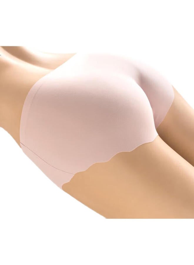 Modal Women'S Ice Silk Seamless Pure Cotton Crotch Antibacterial Ladies Thin Peach Hip Teenage Triangle Shorts Spring And Summer 3-Pack - Image 2