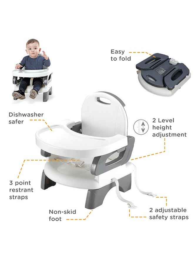 Arababy Baby Folding Booster Feeding Seat With Tray  - Image 3