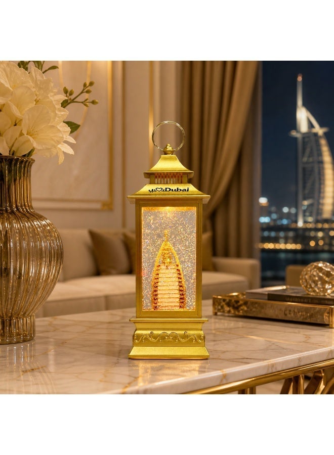 Dubai Souvenir Decorative Lamp Gold Gift Light Burj Al Arab Style Middle East Souvenir Desk Ornament Home Decor Night Light - Image 1