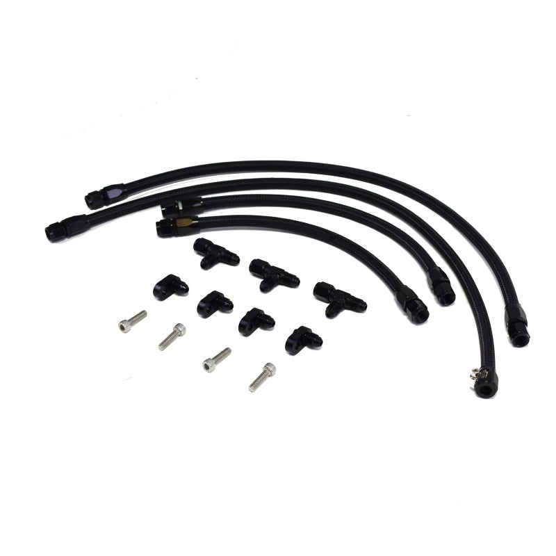 A-Team Performance LS Steam Port Kit - Black, Vehicle Specific Low-Profile Design & Steam Vent Fittings - Port Crossover & Engine Venting - Compatible with LS1, LS2, LS6 & LM7 Engines - Image 3