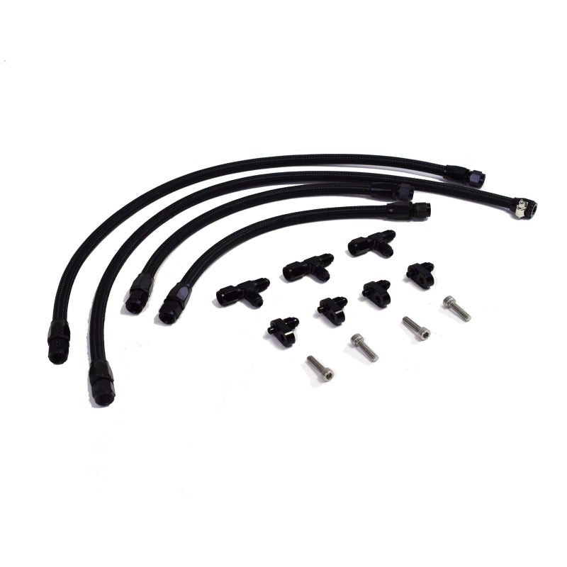 A-Team Performance LS Steam Port Kit - Black, Vehicle Specific Low-Profile Design & Steam Vent Fittings - Port Crossover & Engine Venting - Compatible with LS1, LS2, LS6 & LM7 Engines - Image 2