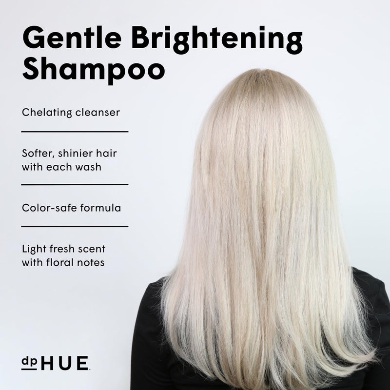 dpHUE Gentle Brightening Shampoo - 8.5 oz - Cleanses While Boosting Brightness & Shine - Fresh, Floral Scent - Color Safe, Vegan, Cruelty Free - Image 2