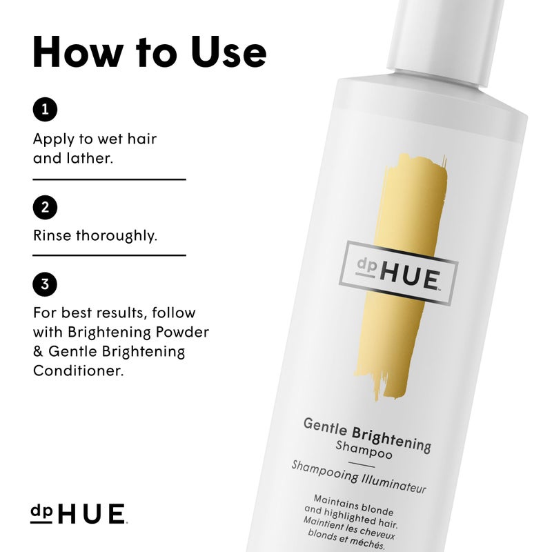 dpHUE Gentle Brightening Shampoo - 8.5 oz - Cleanses While Boosting Brightness & Shine - Fresh, Floral Scent - Color Safe, Vegan, Cruelty Free - Image 5