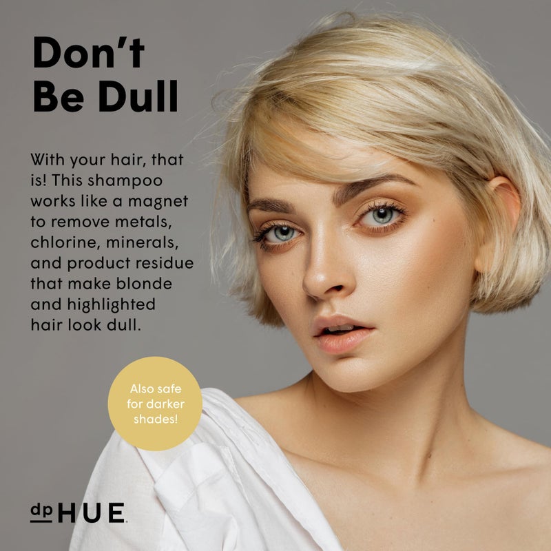 dpHUE Gentle Brightening Shampoo - 8.5 oz - Cleanses While Boosting Brightness & Shine - Fresh, Floral Scent - Color Safe, Vegan, Cruelty Free - Image 4