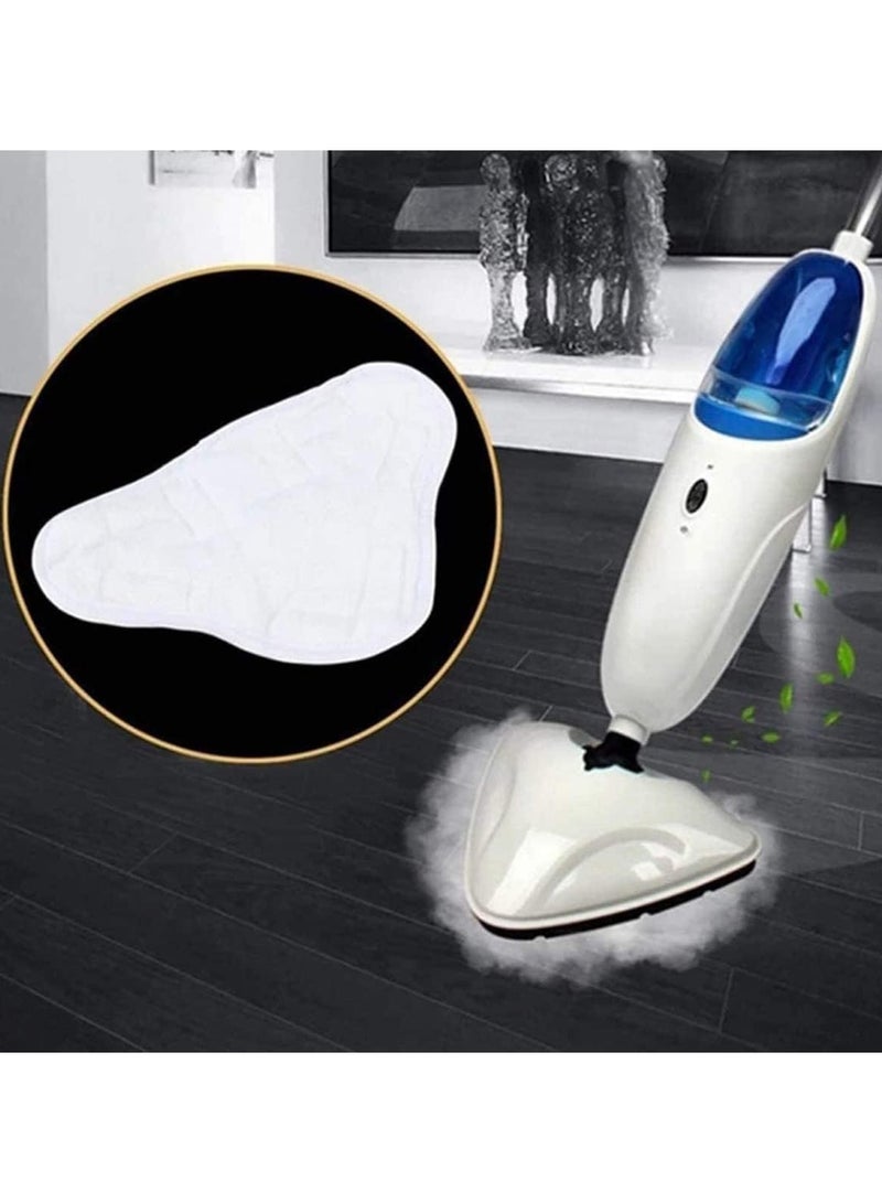 6 وسادة استبدال سحب البخار المثلث ، وسادة استبدال سحب الألياف فائقة الدقة ، علامة القوة الصناعية Velcro ، ناعمة ودائمة ، لا تضر بالأرضية ، متوافقة مع سحب البخار H2O X5 - Image 4