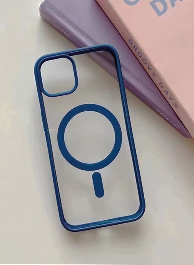 Magsafe Case for iPhone 11 Magsafe Clear Cover Magnetic Wireless Charging Support, Shockproof Protection, Scratch-Resistant for iPhone 11 - Navy Blue  - Image 3