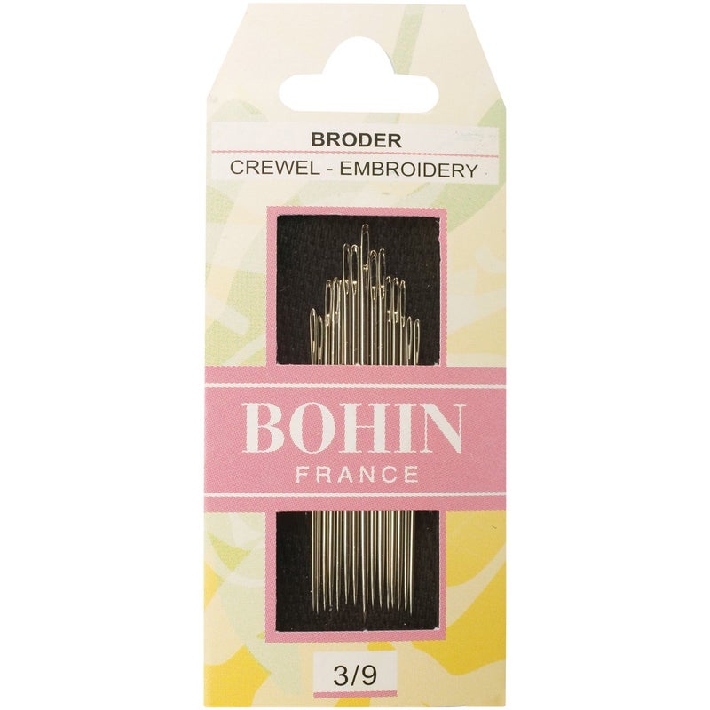 Bohin Crewel Embroidery Needles, Size 3/9, 15 Per Package - Image 5