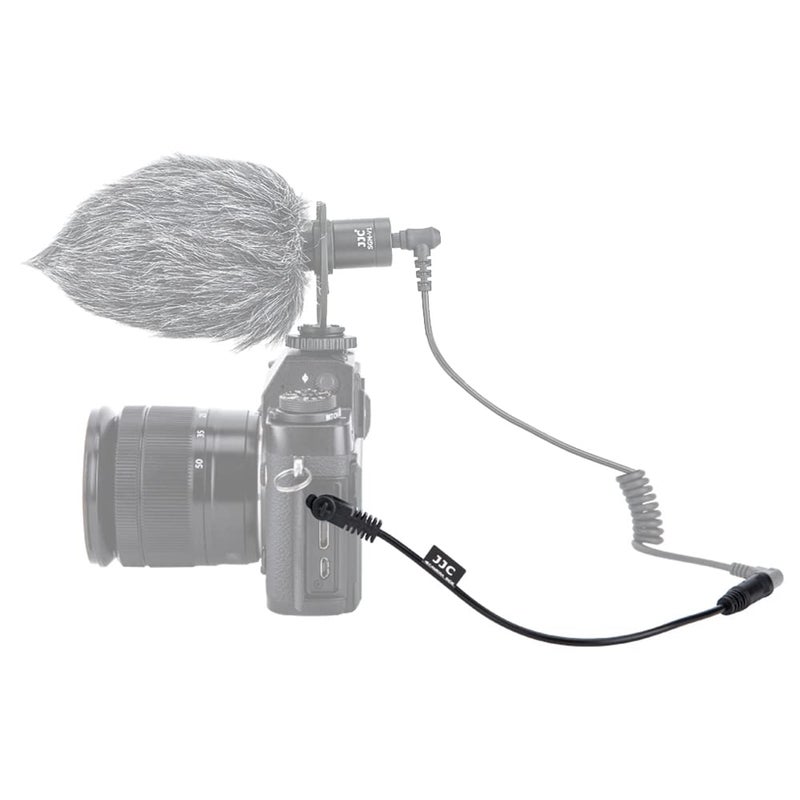 JJC 3.5mm Female to 2.5mm Male Microphone Audio Cable Mic Adapter for Fuji Fujifilm X-T30 II X-T30 X-T20 X-T10 X100VI X100V X100F X100T X-T100 X-PRO3 X-PRO2 X-T1 X-E3 X-E2S X-E2 X-E1 and XF10 Camera - Image 4