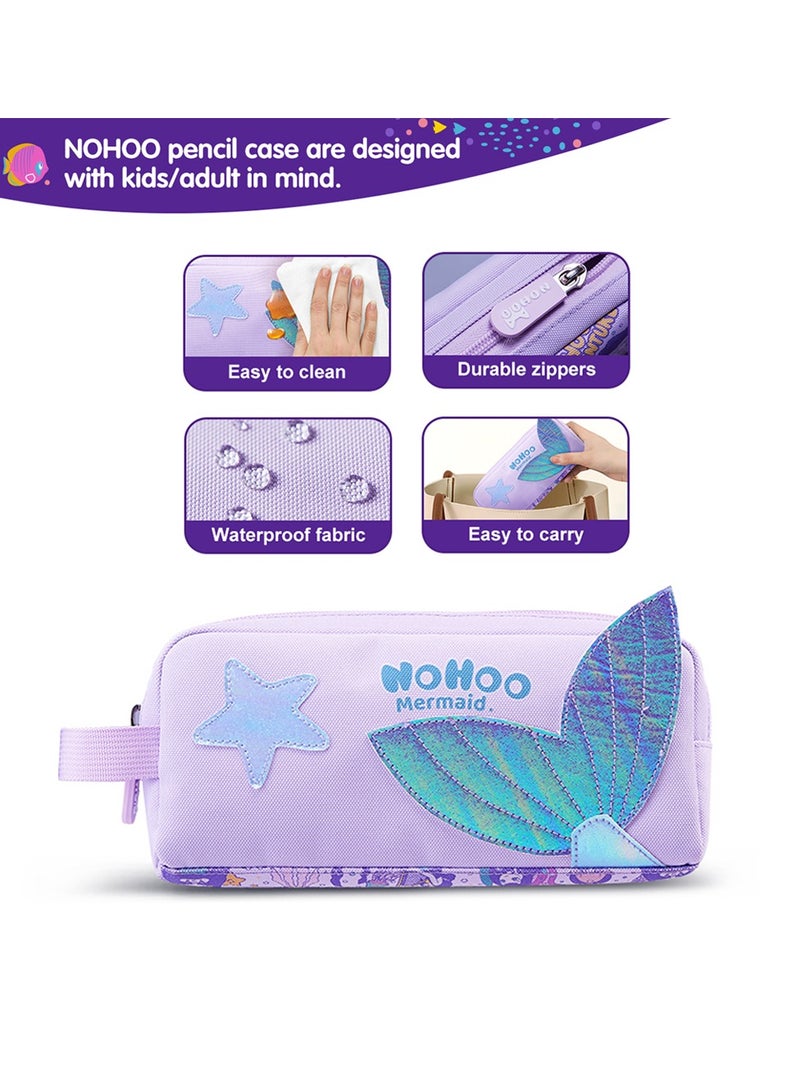 Nohoo Kids Pencil Case / Colour Bag Mermaid - Purple - Image 2