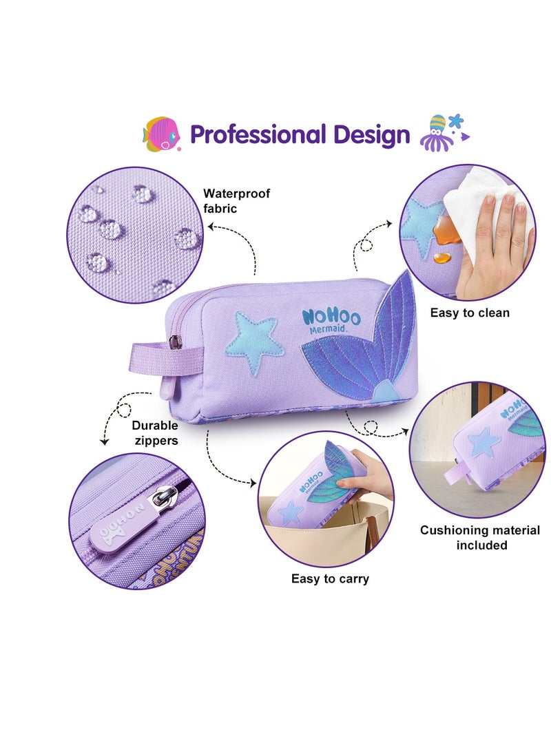 Nohoo Kids Pencil Case / Colour Bag Mermaid - Purple - Image 4