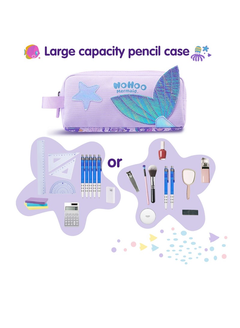 Nohoo Kids Pencil Case / Colour Bag Mermaid - Purple - Image 3