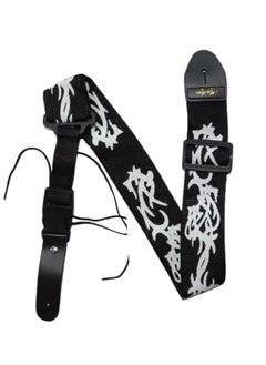 Megarya Guitar Strap, Adjustable Cotton Strap for Acoustic/Electric/Bass Guitar, with Shoulder Strap Release for Comfortable Playing 
