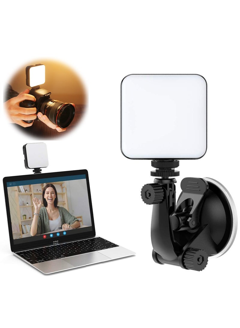 KASTWAVE Videoconferencing Lighting Kit Filming Fill Light Adjustable Color Temperature Camera Light Mini Suction Cup Fill Light Suitable for Live Streaming, Makeup, Video Calls, Etc. - Image 1