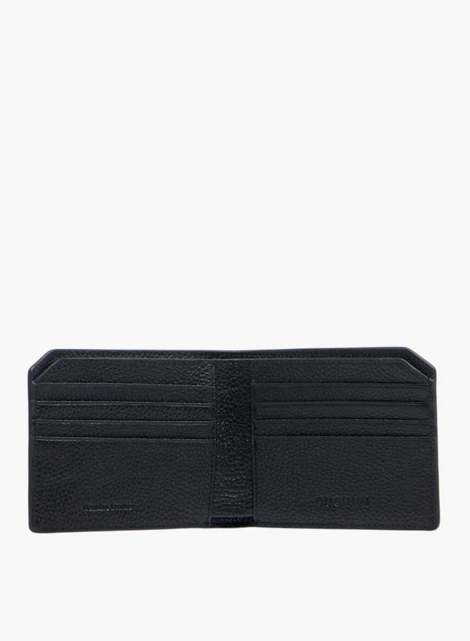 دوتشيني Men's Textured Bi-Fold Wallet