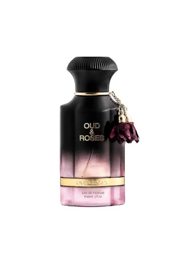 Ahmed Al Maghribi Oud And Roses Unisex Edp 60Ml - Image 2