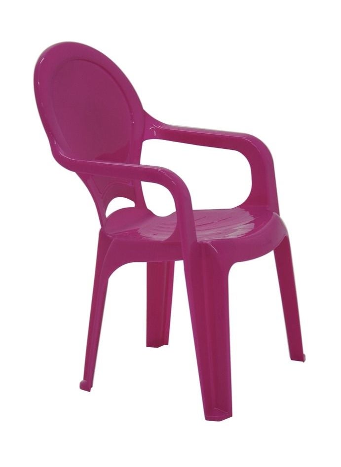 TRAMONTINA Since 1911,Made in Brazil-  Tique Taque Children's Chair in Pink Polypropylene  - Image 2