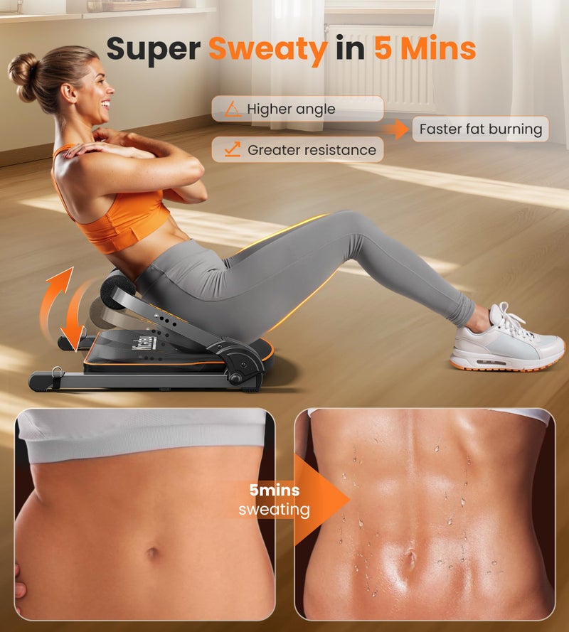 Nice Day Niceday Ab Workout Equipment, Ab Machines for Stomach Workout, Ab Trainer Machine for Home, Ab Crunch Machine for Home Exercise, Sit Up Machine with 330 LBS Weight Capacity - Image 2