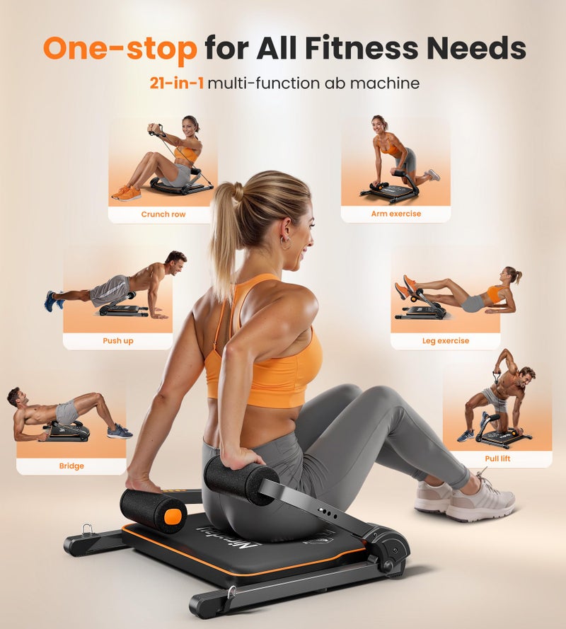 Nice Day Niceday Ab Workout Equipment, Ab Machines for Stomach Workout, Ab Trainer Machine for Home, Ab Crunch Machine for Home Exercise, Sit Up Machine with 330 LBS Weight Capacity - Image 3