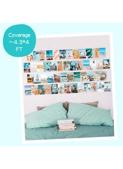 CY2SIDE 50PCS Blue Aesthetic Picture for Wall Collage 50 Set 4x6 inch Summer Beach Collage Print Kit Fashion Room Decor for Girls Room Wall Art Print Dorm Photo Display VSCO Posters for Bedroom  - Image 4