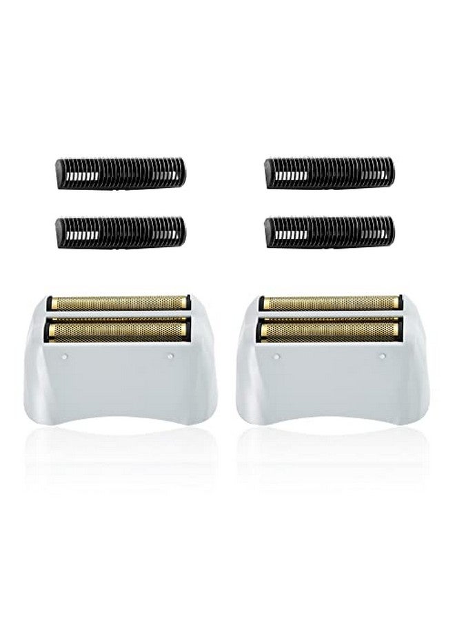 AIJALY 2 Pack Pro Shaver Replacement Foil And Cutters Compatible With Andis 17150(Ts1)/17155/17200 Shaver Profoil Lithium Replacement" Golden - Image 1