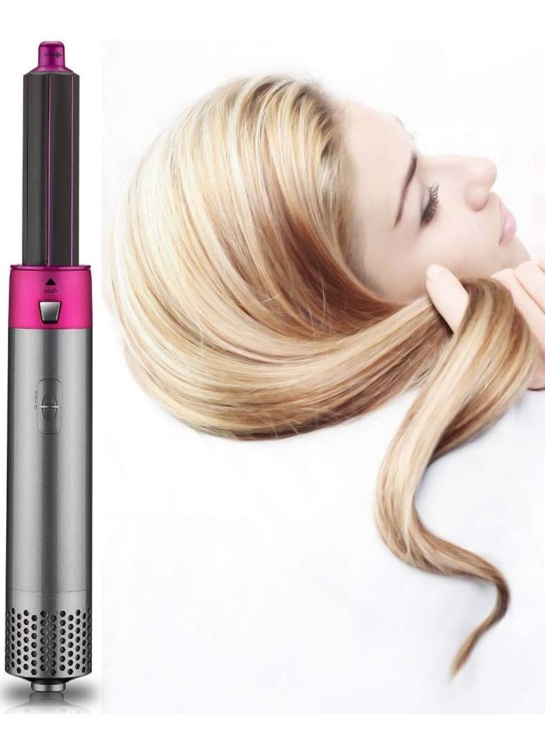 Styler 5 in 1 Hair Dryer Hot Air Brush Styler Negative ​Ion Hair Straightener Volumizer Hair Curler Hot Air Wrap Comb Brush(UK) - Image 4