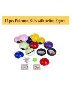 JOLLITY LLC Pokémon Party Favor Bundle Pack Pokémon Balls Keychains Action Figures Sunglasses Bands Pen Erasers Stickers Kids Gift Boys Girls (110 pcs)  - Image 2