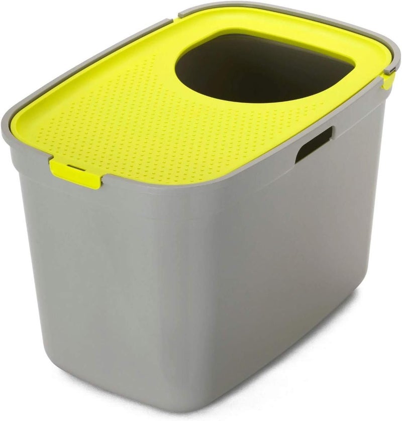 MODERNA Top Cat Smart Litter Bo X Dog & Toddler Proof 59 39 H38 cm, Lemon Color, Ag50-0330, 1 Count (Pack Of 1) - Image 1