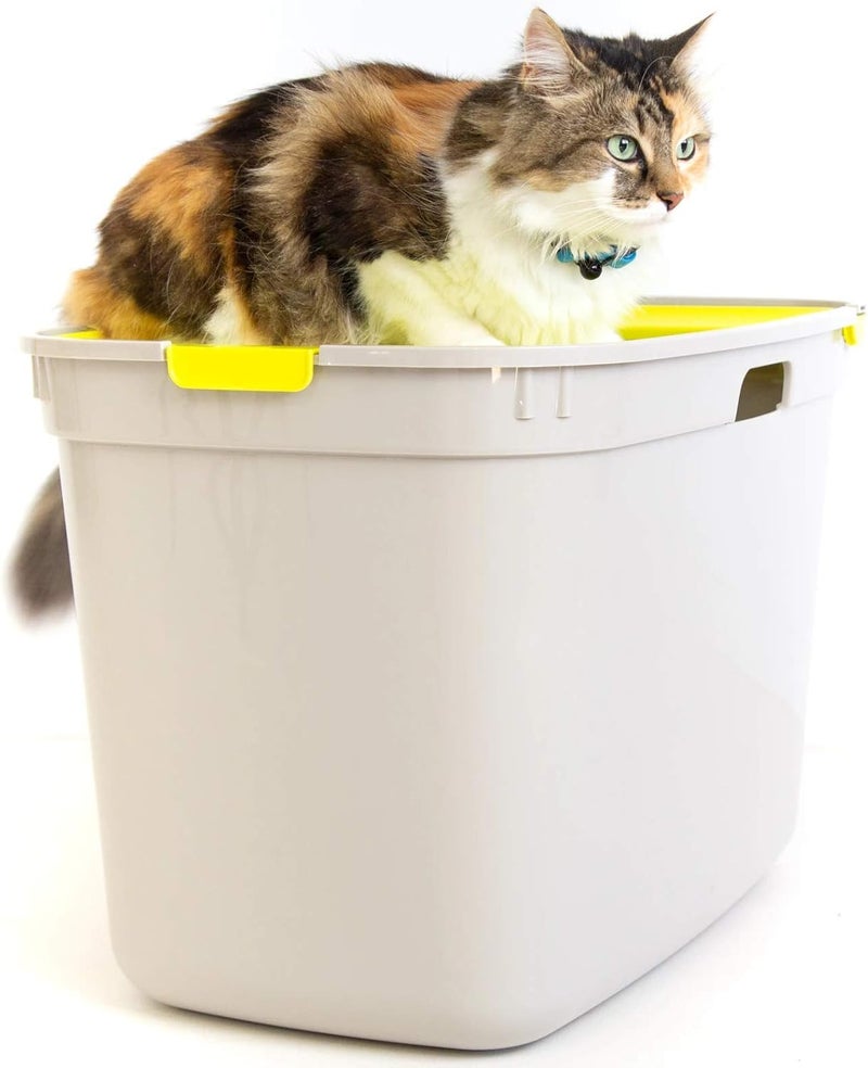 MODERNA Top Cat Smart Litter Bo X Dog & Toddler Proof 59 39 H38 cm, Lemon Color, Ag50-0330, 1 Count (Pack Of 1) - Image 3