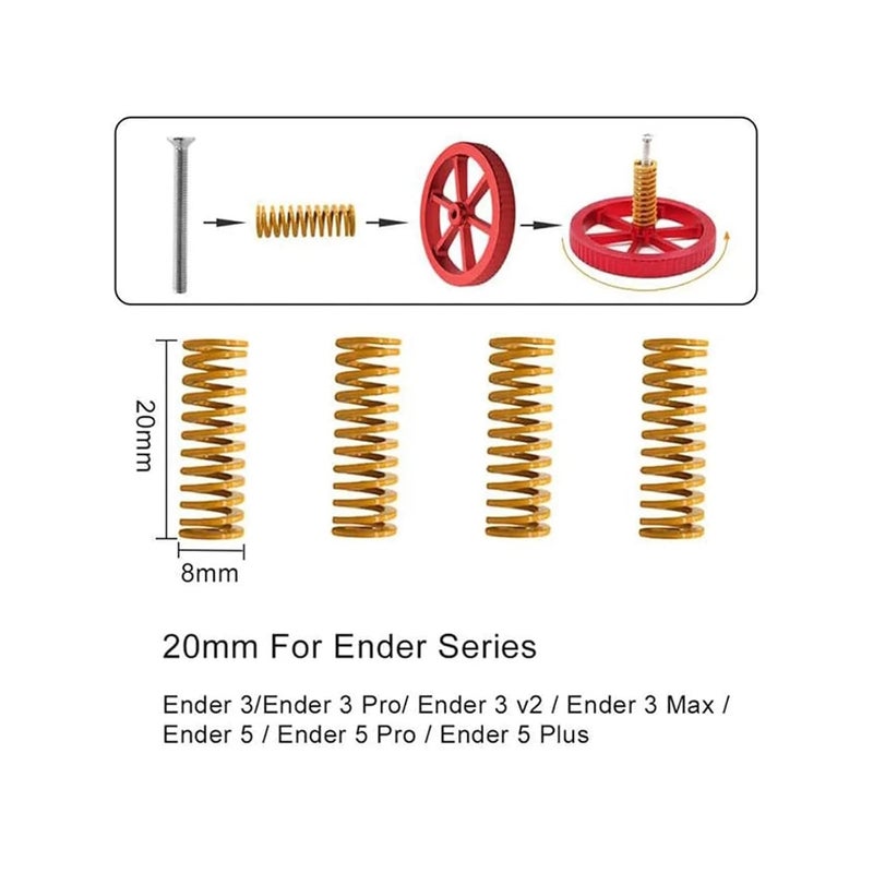 3D Printer Heatbed Leveling Kit 16 Pcs Option 7 Color - Image 5
