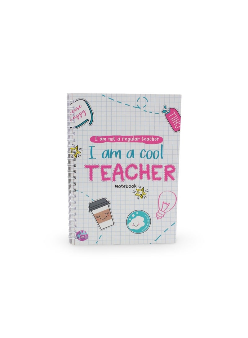 "Cool Teacher" Notebook - Image 1