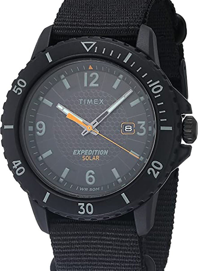 Expedition Gallatin Solar Nylon Strap Analog Wrist Watch TW2U30300 - 44mm - Black