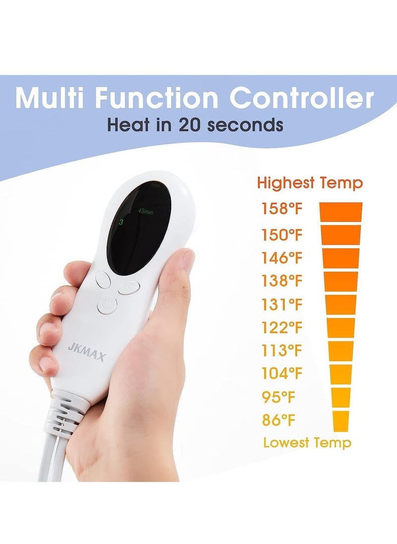 Generic Heating Pad, Heating Pad Electric for Pain Relief of Back Neck, and Shoulder, 10 Electric Temperature Options, 4 Timer Settings, Auto Shut Off (12 x 24 inches)  - Image 5