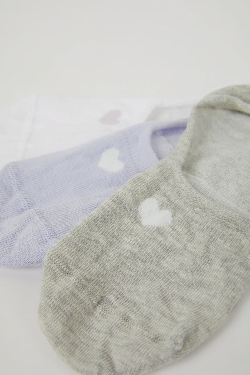 DeFacto Multicolour Woman 3 piece Babet Socks Casual - Image 5