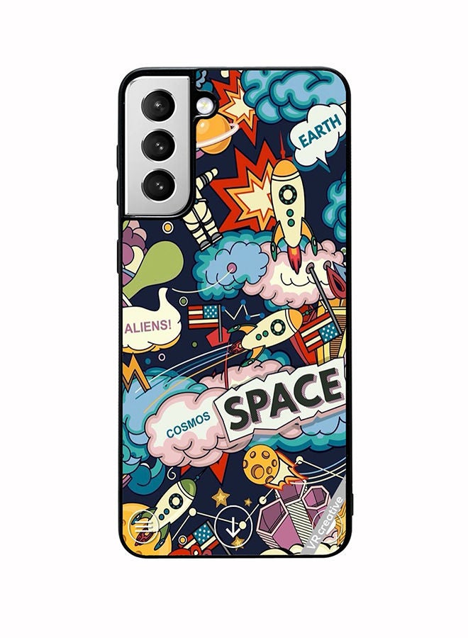 VR CREATIVE Protective Case Cover For Samsung Galaxy S22 Plus 5G Multicolur Design Multicolour - Image 1