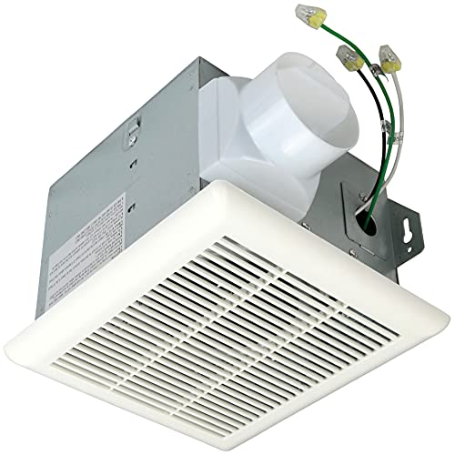 Harrier Hardware Bathroom Exhaust Fan 70 CFM Super Quiet 40dB 2 Sone, Corrosion Resistant Bathroom Fan, Shower Tub, Easy Install Bathroom Attic Vent Fan with 3-Inch Duct Outlet - Image 1
