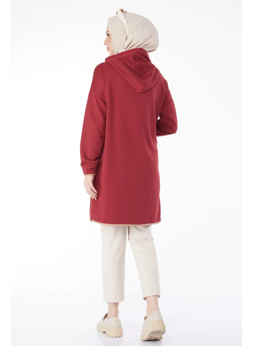 Tofisa 13130-BORDEO Front Printed Sweatshirt