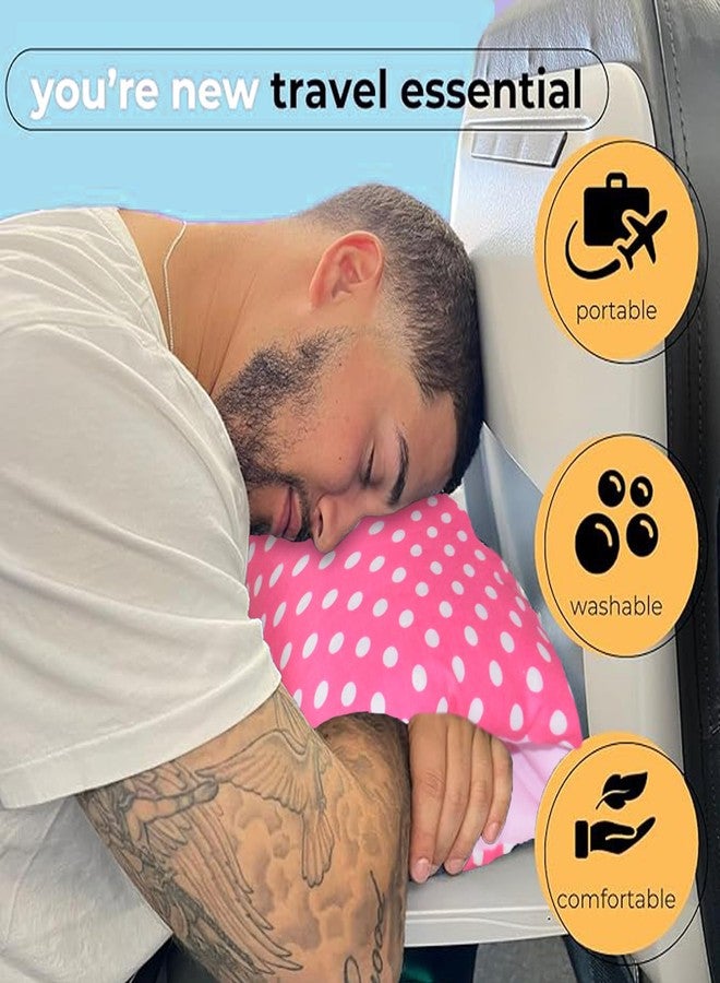 ParentsLap Baby Feeding Arm Pillow for New Born Nursing Pillow for Breast and Bottle Feeding Pillow (Polka dot) (Pink) - Image 5
